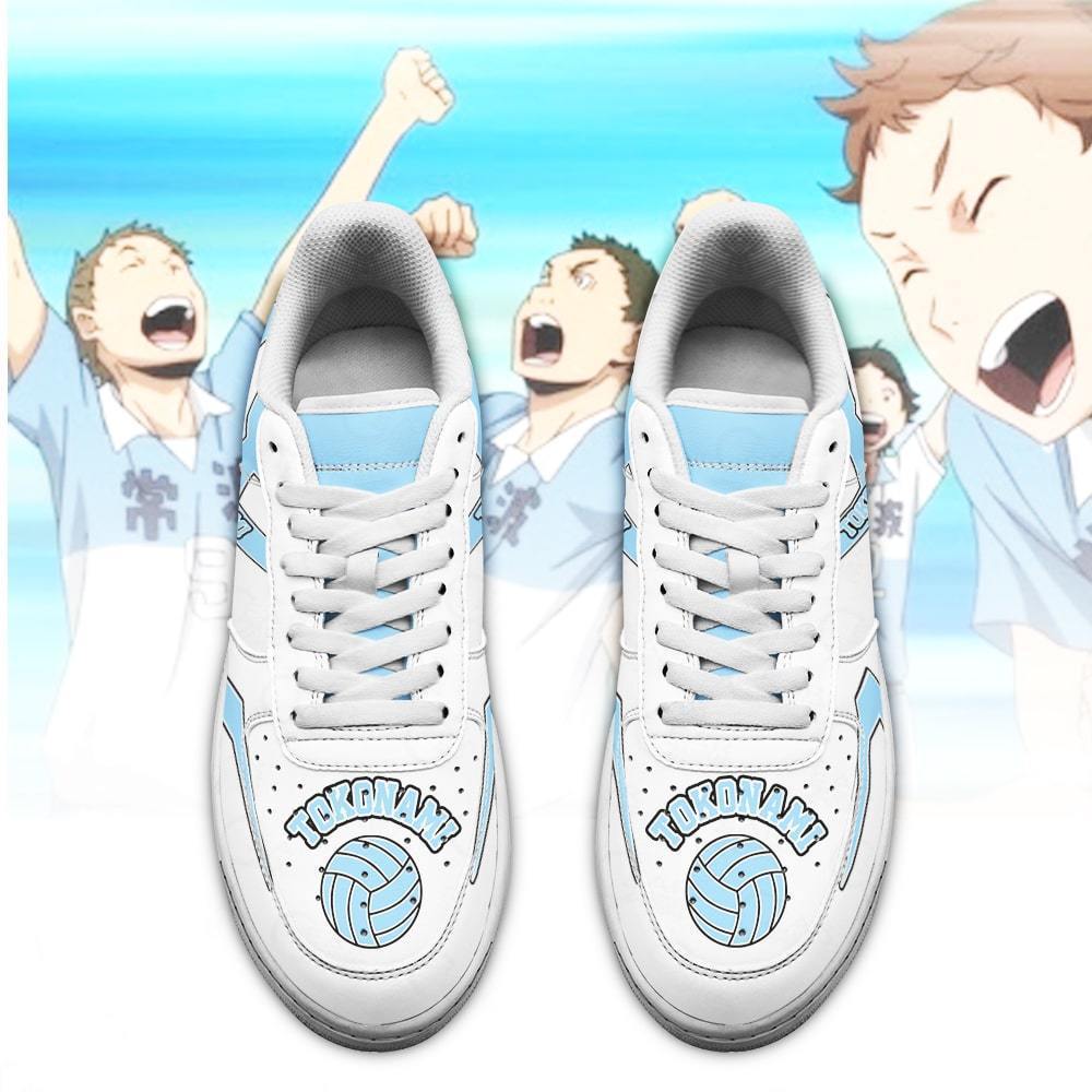 Haikyuu Tokonami High Air Force Sneakers Uniform Haikyuu Anime Shoes