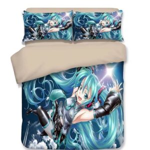 Hatsune Miku #8 Duvet Cover Pillowcase Bedding Set BS1602