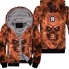 Houston Astros Mlb Fans Skull Unisex Fleece Hoodie