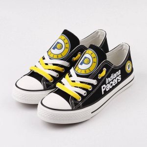 Indiana Pacers NBA Basketball 3 Gift For Fans Low Top Custom Canvas Shoes LT0314