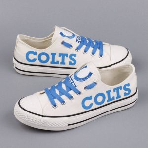 Indianapolis Colts NFL Football 1 Gift For Fans Low Top Custom Canvas Shoes LT0543