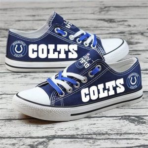 Indianapolis Colts NFL Football 4 Gift For Fans Low Top Custom Canvas Shoes LT0618