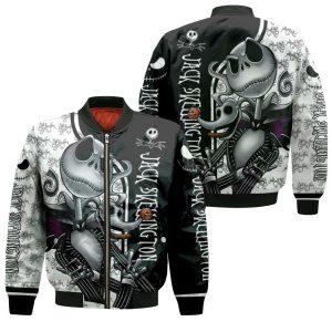 Jack Skellington And Zero Nightmare Before Christmas 3D Bomber Jacket BBJ2011
