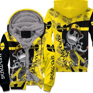 Jack Skellington Wu Tang Clan Halloween Hip Hop 3D Printed 3D Unisex Fleece Hoodie