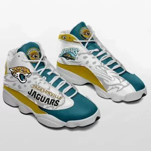Jacksonville Jaguars Air Jordan 13 Custom Sneakers Football Team Sneakers JD130476