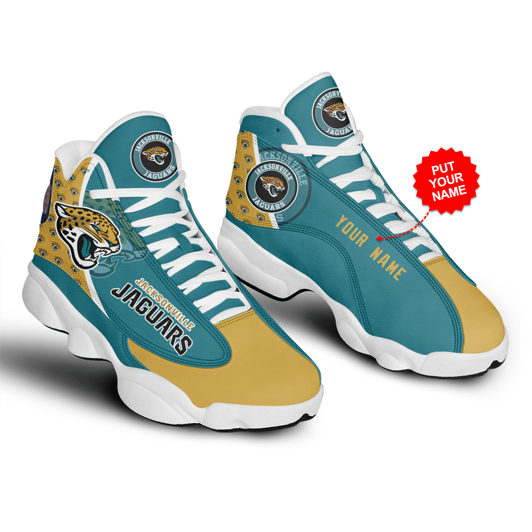 Jacksonville-Jaguars-MenS-Jordan-13-Custom-Name-Personalized-Shoes-1
