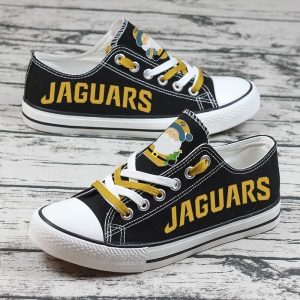 Jacksonville Jaguars NFL Football 3 Gift For Fans Low Top Custom Canvas Shoes LT0236