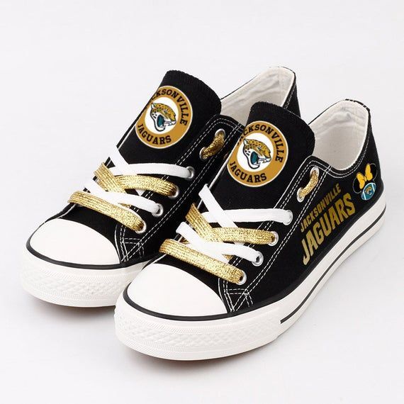 Jacksonville-Jaguars-NFL-Football-4-Gift-For-Fans-Low-Top-Custom-Canvas-Shoes Jacksonville Jaguars NFL Football 4 Gift For Fans Low Top Custom Canvas Shoes