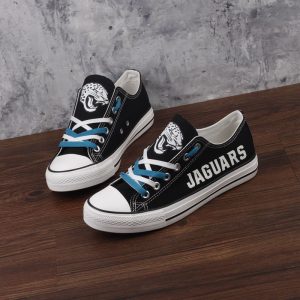 Jacksonville Jaguars NFL Football 5 Gift For Fans Low Top Custom Canvas Shoes LT0653