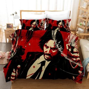 John Wick #15 Duvet Cover Pillowcase Bedding Set Home Bedroom Decor BS3560