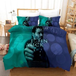 John Wick #6 Duvet Cover Pillowcase Bedding Set Home Bedroom Decor BS1887