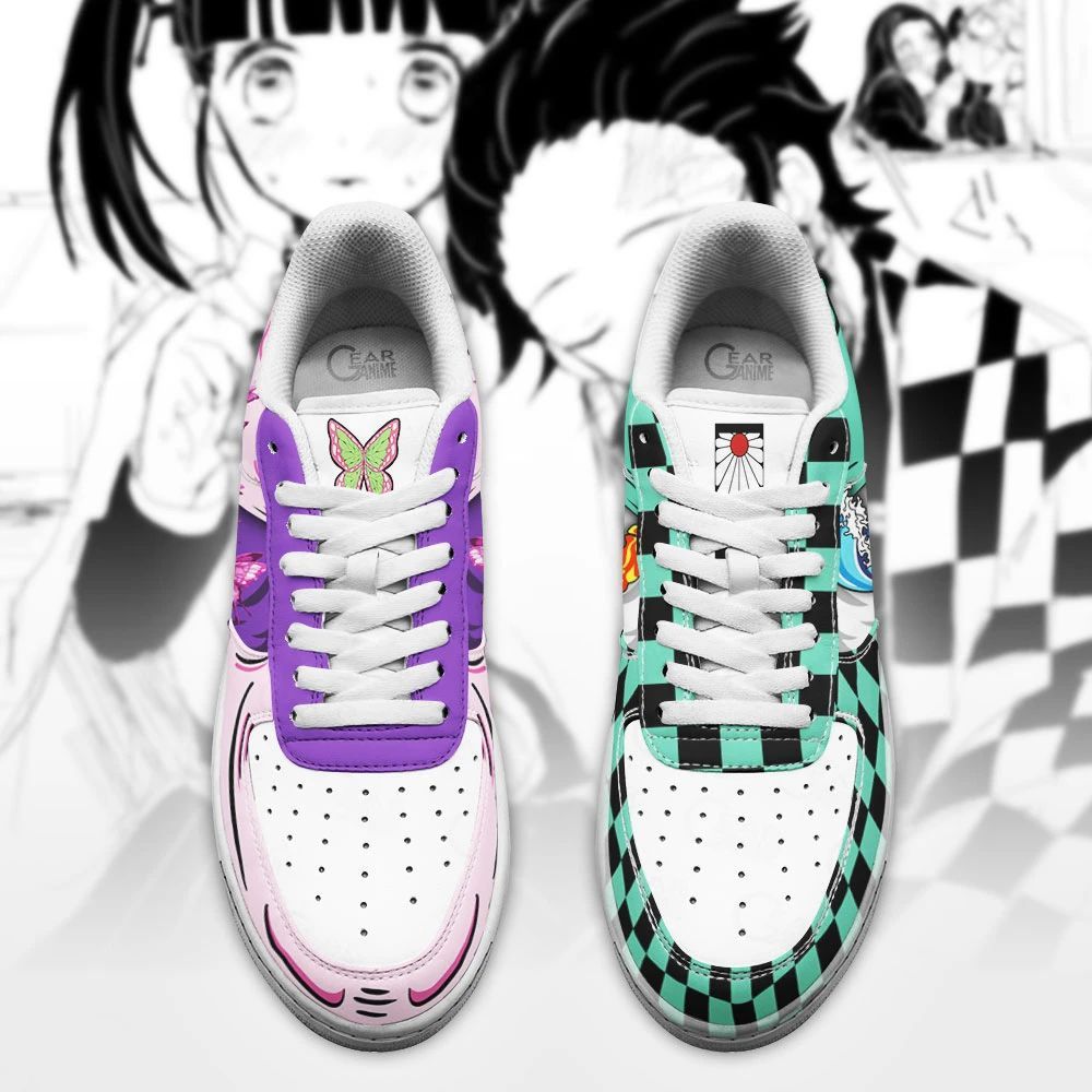 Kanao-And-Tanjiro-Air-Force-1-Sneakers-Custom-Demon-Slayer-Anime-Shoes-3