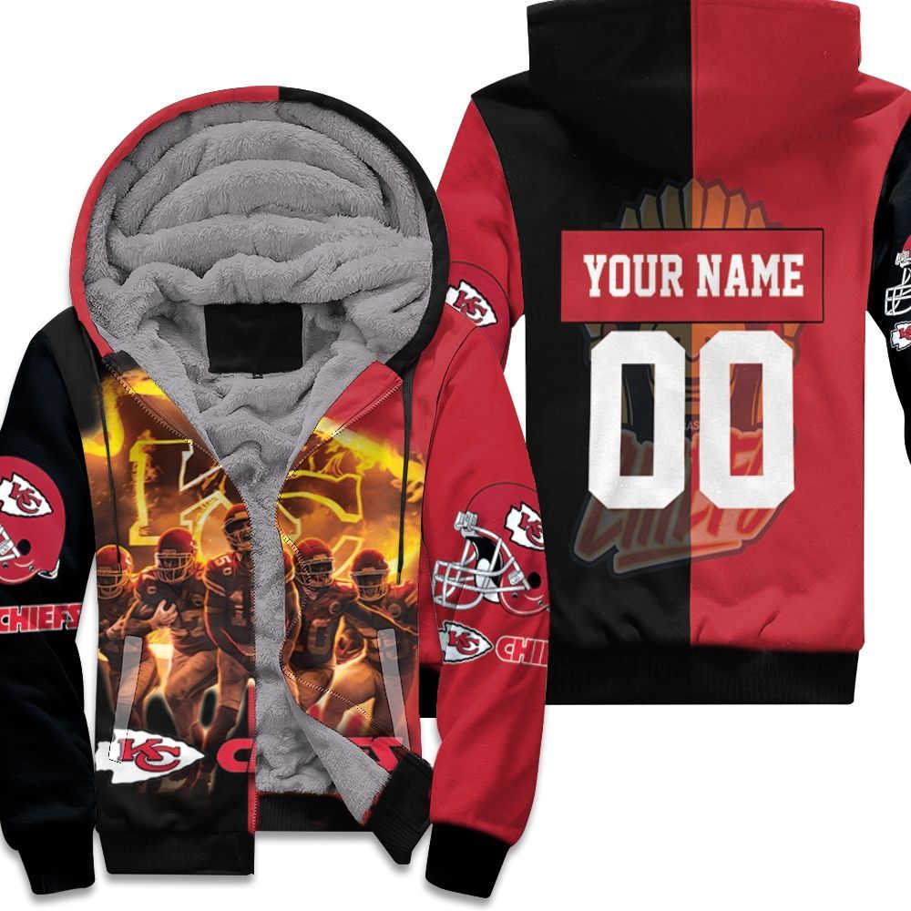 Kansas-City-Chiefs-Afc-West-Champions-Super-Bowl-2021-Personalized-1-Unisex-Fleece-Hoodie Kansas City Chiefs Afc West Champions Super Bowl 2021 Personalized 1 Unisex Fleece Hoodie