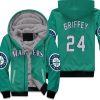Ken Griffey Jr Seattle Mariners Northwest Green 2019 Inspired Unisex Fleece Hoodie