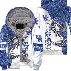 Kentucky Wildcats Ncaa For Wildcats Fan Fishing Lover 3D Unisex Fleece Hoodie