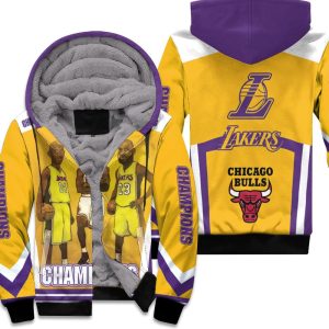 Kobe Bryant Michael Jordan Lebron James Funny Animation Legends For Fan Unisex Fleece Hoodie