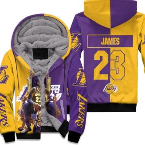 Lebron James On Throne Los Angles Lakers Legend 3D Printed Unisex Fleece Hoodie