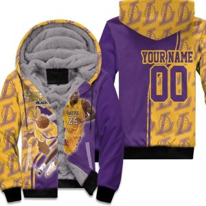 Legend Kobe Bryant 24 Los Angeles Lakers Nba Western Conference Personalized Unisex Fleece Hoodie