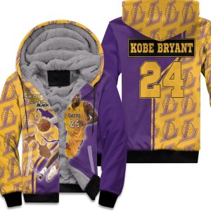 Legend Kobe Bryant 24 Los Angeles Lakers Nba Western Conference Unisex Fleece Hoodie