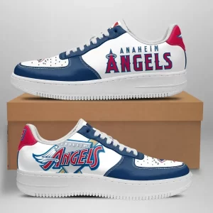 Los Angeles Angels Of Anaheim Nike Air Force Shoes Unique Baseball Custom Sneakers