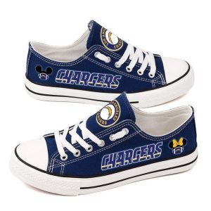 Los Angeles Chargers NFL Football 1 Gift For Fans Low Top Custom Canvas Shoes LT0149