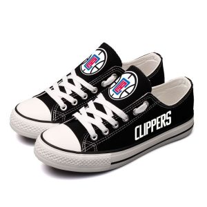 Los Angeles Clippers NBA Basketball 2 Gift For Fans Low Top Custom Canvas Shoes LT0439