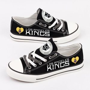 Los Angeles Kings NHL Hockey Gift For Fans Low Top Custom Canvas Shoes LT0089
