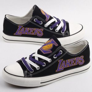Los Angeles Lakers NBA Basketball Gift For Fans Low Top Custom Canvas Shoes
