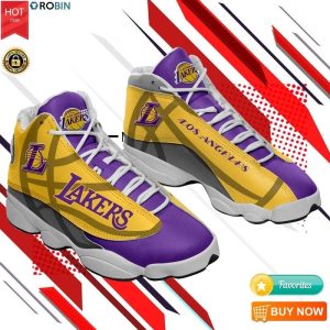 Los Angeles Lakers Teambasketball Team Sneakers Jordan 13 Shoes