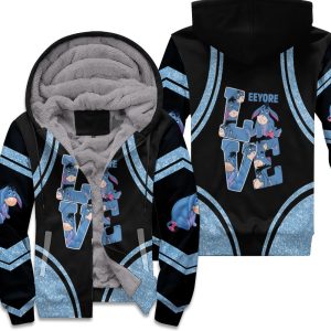 Love Eeyore Winnie The Pooh Yoga Legging Set Unisex Fleece Hoodie