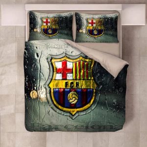 Messi Football F&uacute;tbol Club Barcelona FCB #5 Duvet Cover Pillowcase Bedding Set Home Bedroom Decor BS0832