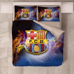 Messi Football F&uacute;tbol Club Barcelona FCB #8 Duvet Cover Pillowcase Bedding Set Home Bedroom Decor BS0187
