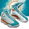 Miami Dolphins Air Jordan 13 Custom Football Sneakers