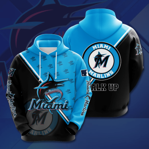 Miami Marlins 3D Hoodie