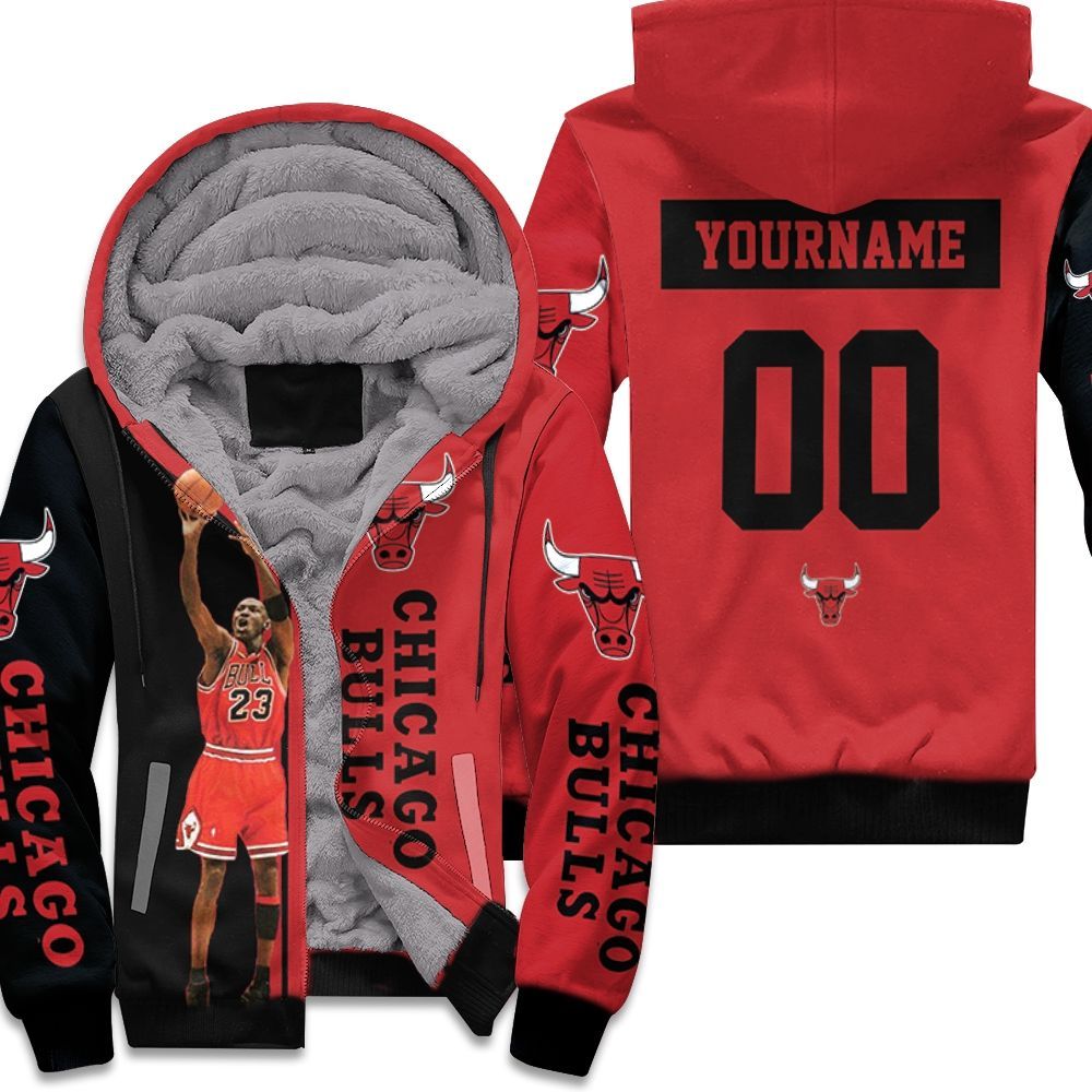 Michael Jordan 23 Chicago Bulls Legend 3D Printed For Fan Unisex Fleece ...