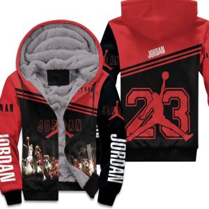 Michael Jordan Jump Shot Signature Unisex Fleece Hoodie