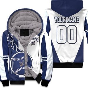 Milwaukee Brewers 3D Personalized Unisex Fleece Hoodie