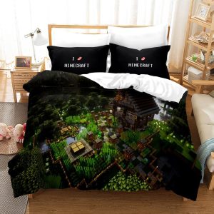 Minecraft #27 Duvet Cover Pillowcase Bedding Set Home Bedroom Decor BS1534