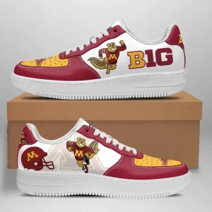 Minnesota Golden Gophers Nike Air Force Shoes Unique Football Custom Sneakers AF0746