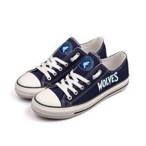Minnesota Timberwolves NBA Basketball 3 Gift For Fans Low Top Custom Canvas Shoes LT0770