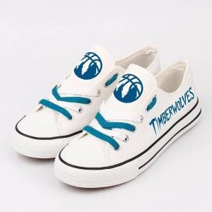 Minnesota Timberwolves NBA Basketball Gift For Fans Low Top Custom Canvas Shoes LT0348