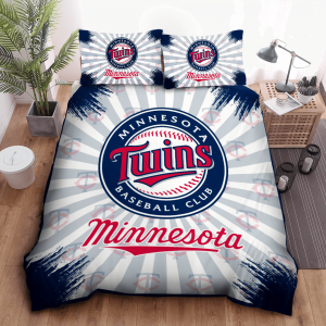 Minnesota Twins Duvet Cover Pillowcase Bedding Set BS3368