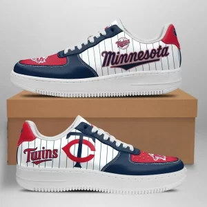 Minnesota Twins Nike Air Force Shoes Unique Football Custom Sneakers AF0551