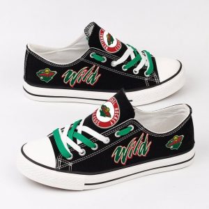 Minnesota Wild NHL Hockey 1 Gift For Fans Low Top Custom Canvas Shoes LT0197