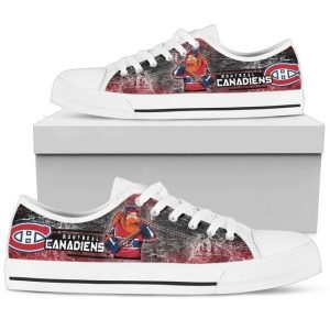 Montreal Canadiens NHL Hockey 4 Low Top Sneakers Low Top Shoes LT0800