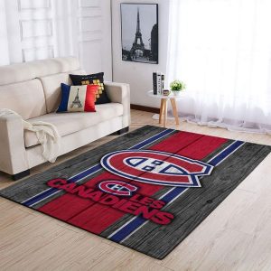 Montreal Canadiens NHL Team Logo Style Nice Gift 1 Home Decor Rectangle Area Rug R0308