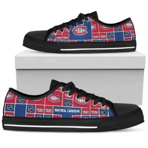 Montreal Canadiens NHL Hockey 1 Low Top Sneakers Low Top Shoes LT0072