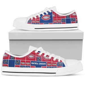 Montreal Canadiens NHL Hockey 3 Low Top Sneakers Low Top Shoes LT0854