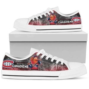 Montreal Canadiens NHL Hockey 4 Low Top Sneakers Low Top Shoes LT0529