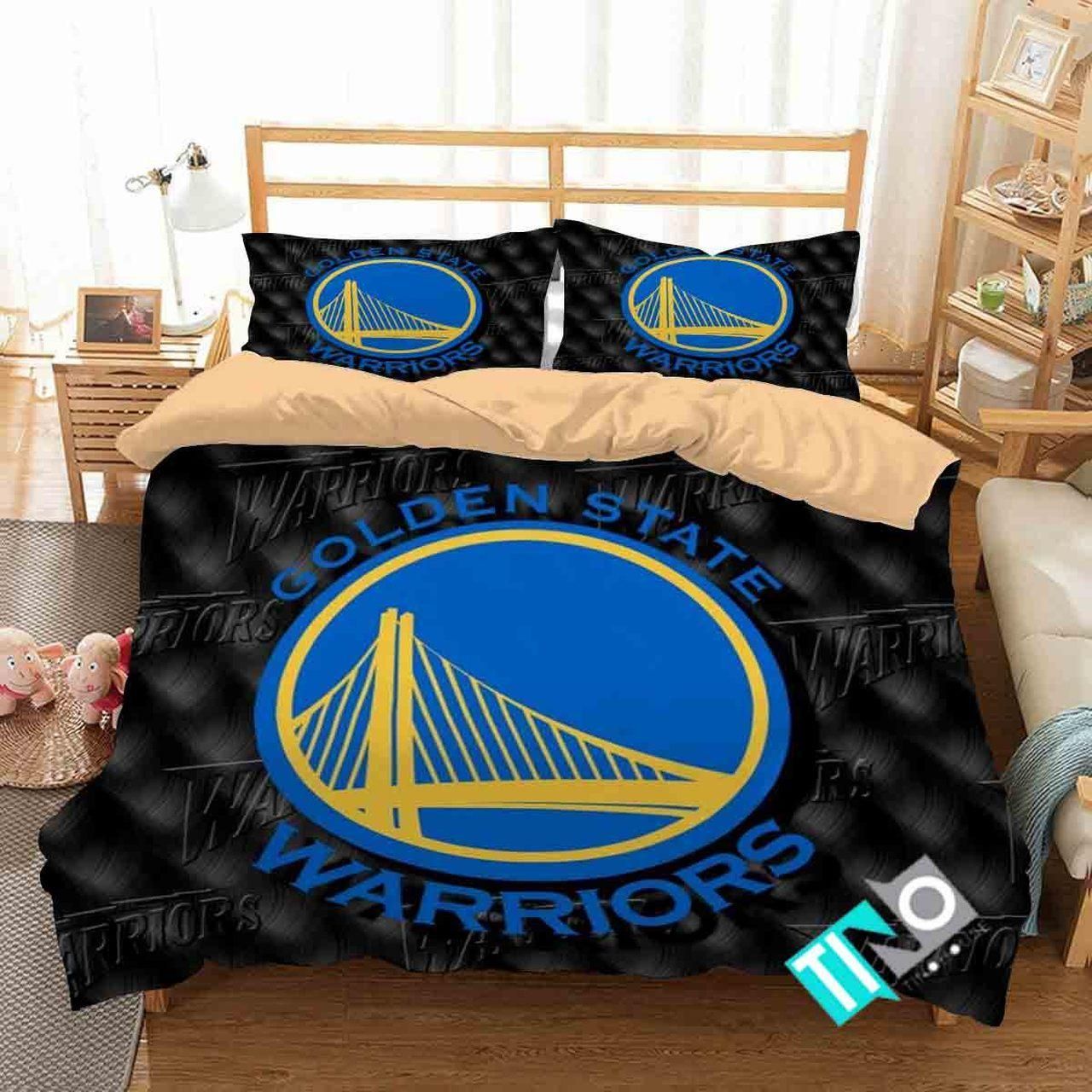 NBA-Golden-State-Warriors-3-Logo-3D-Duvet-Cover-Bedding-V NBA Golden State Warriors 3 Logo 3D Duvet Cover Bedding V